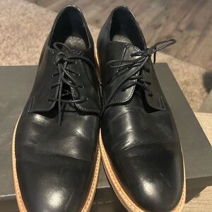 Black Leather Men's Shoes